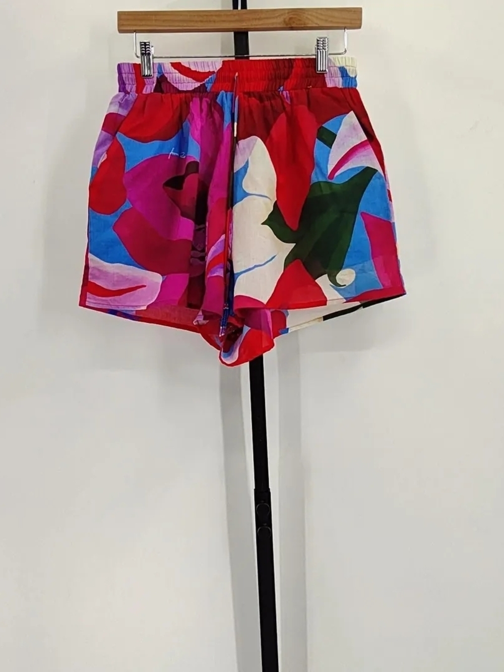 FARM Rio watercolor floral organic cotton shorts